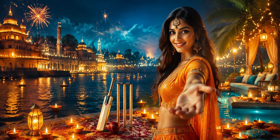 Diwali festive cricket betting in Lucknow mobile scene